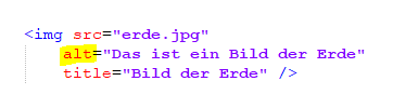 Bild von einem alt-text